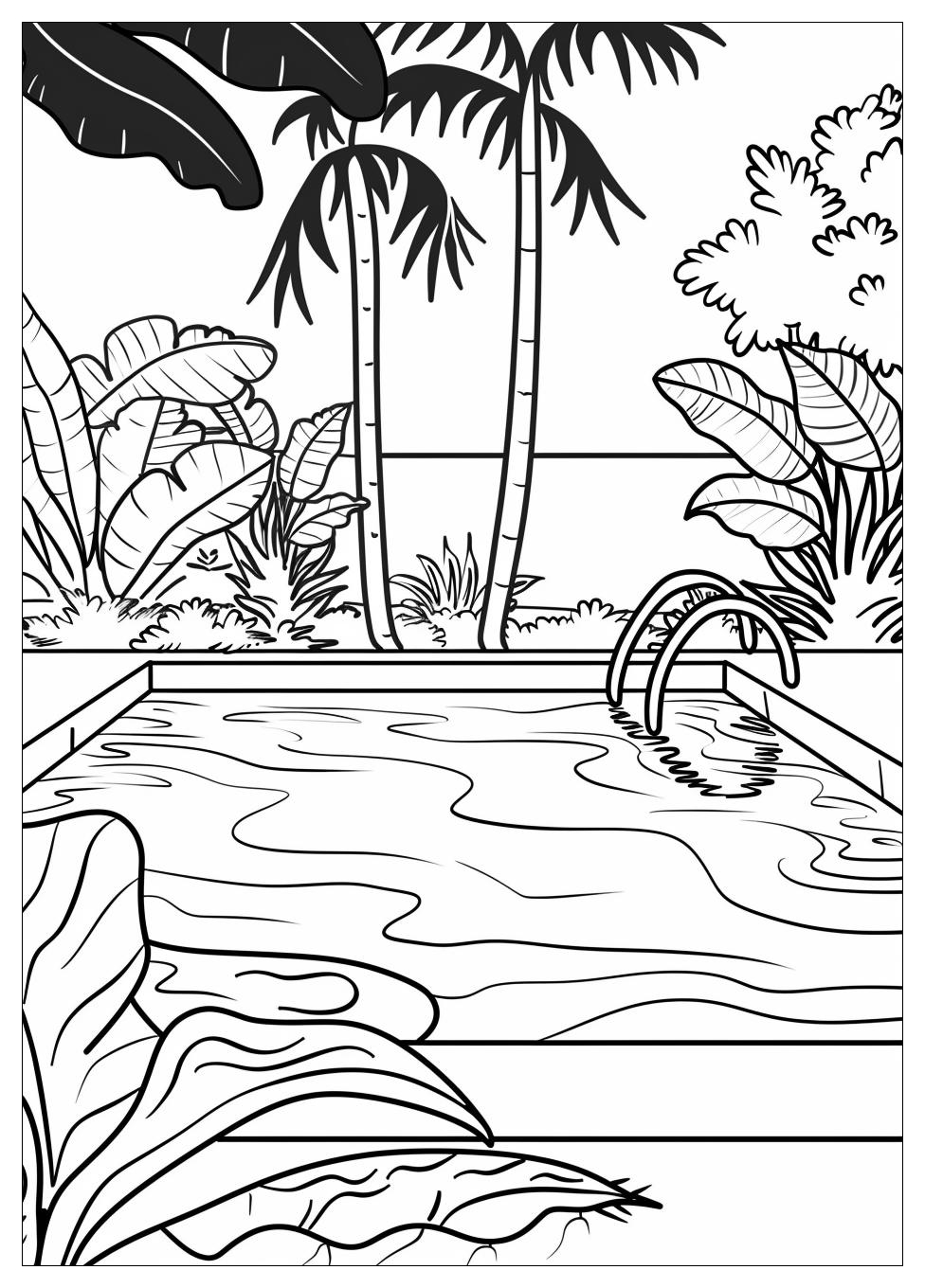 Pool Coloring Pages-9