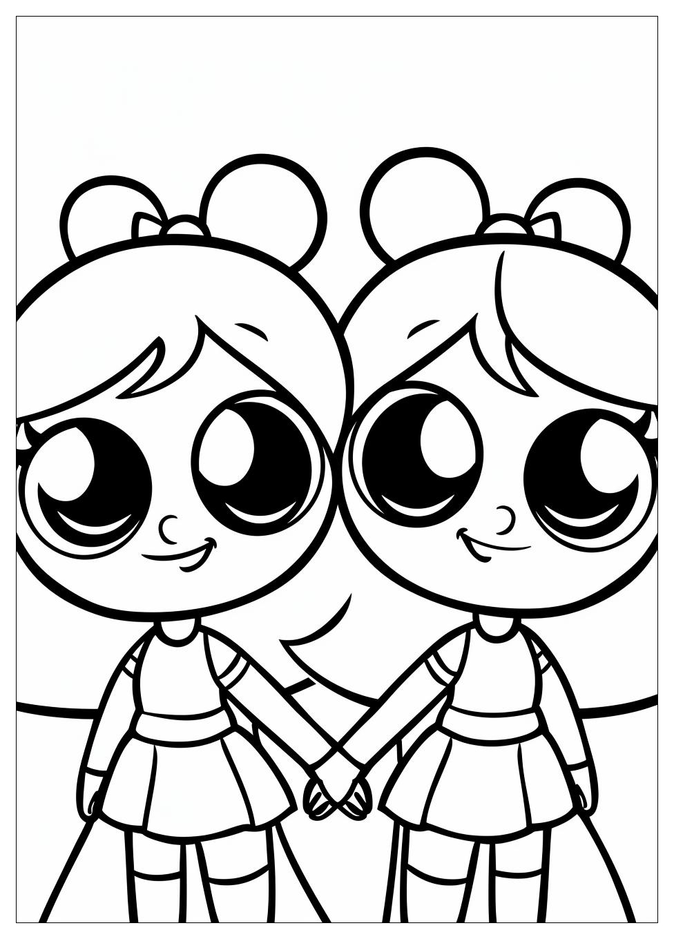 Powerpuff Girls Coloring Pages-1