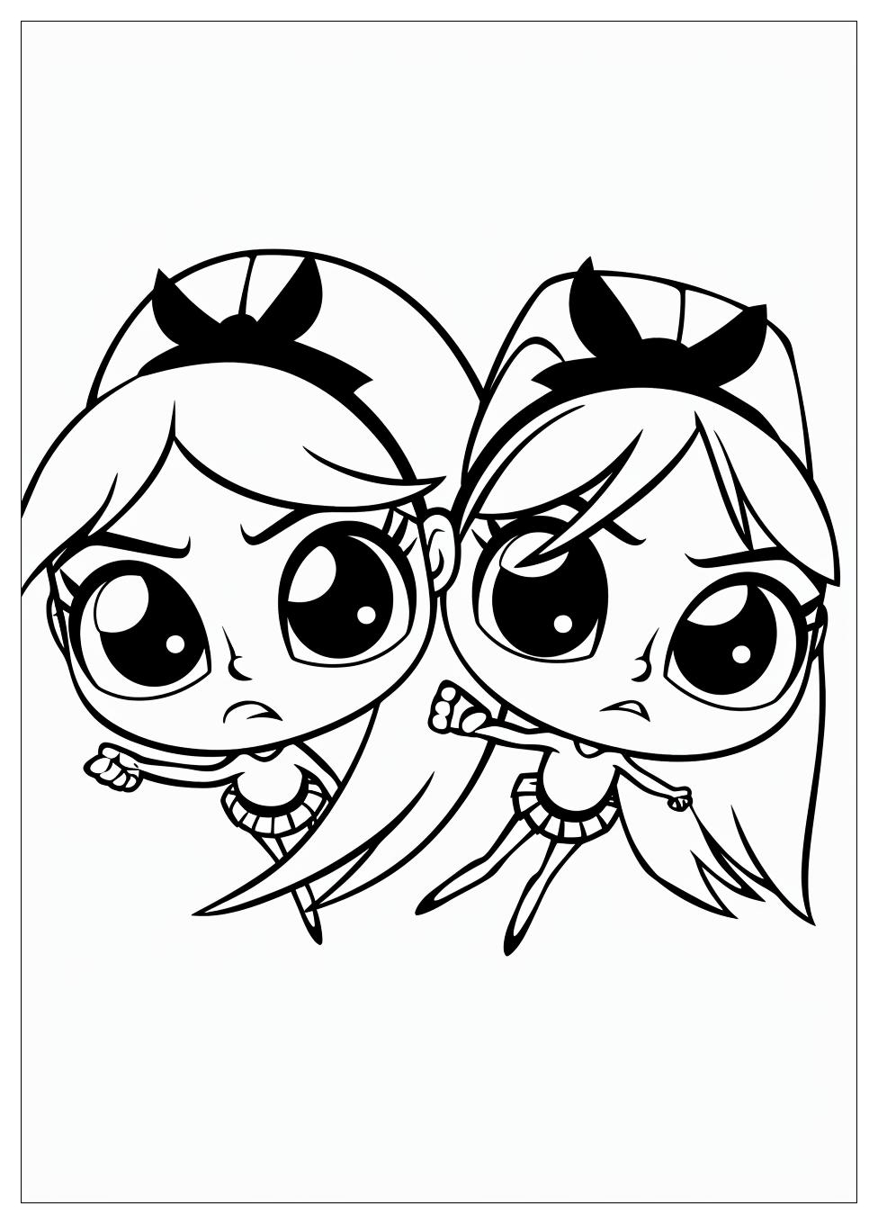 Powerpuff Girls Coloring Pages-11