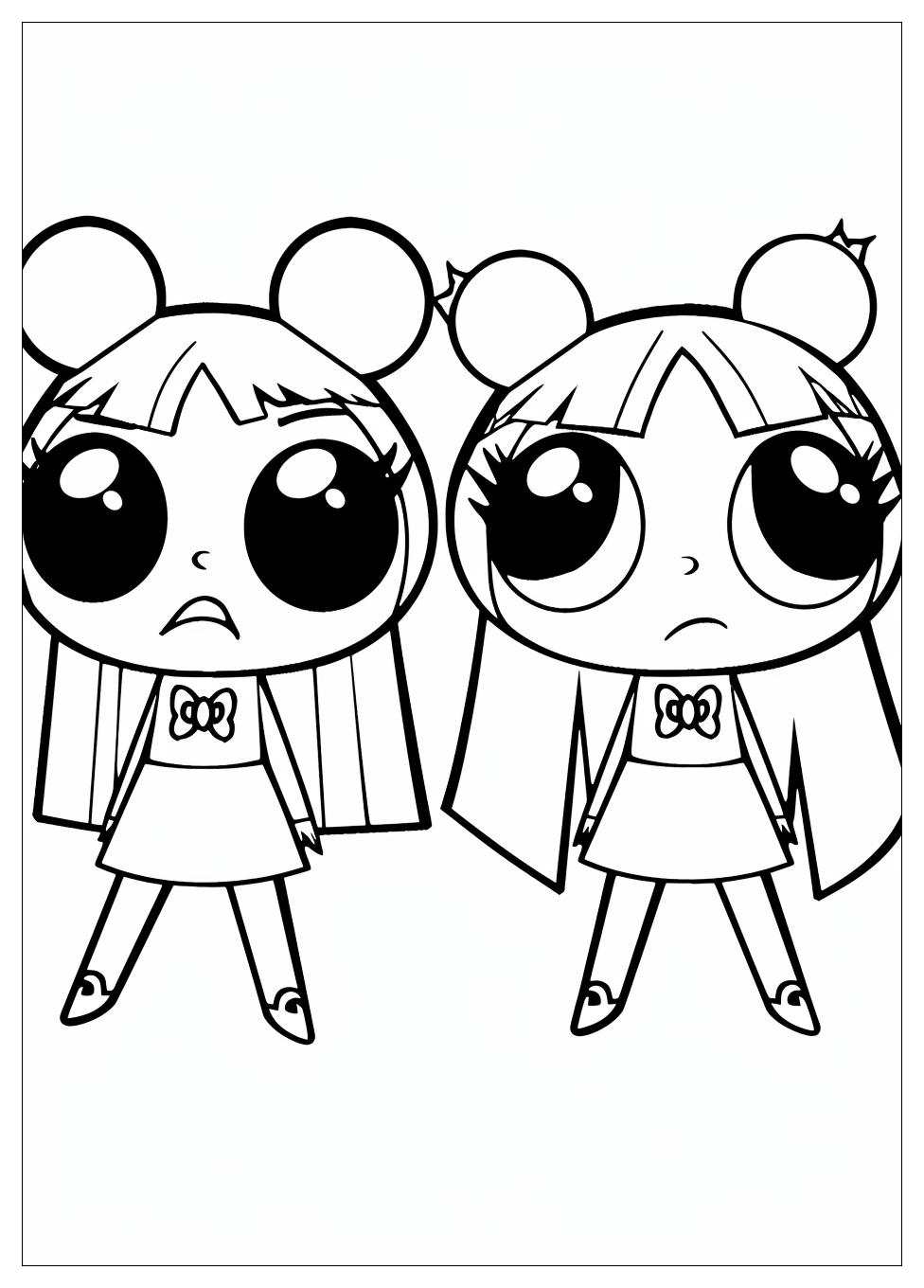 Powerpuff Girls Coloring Pages-12