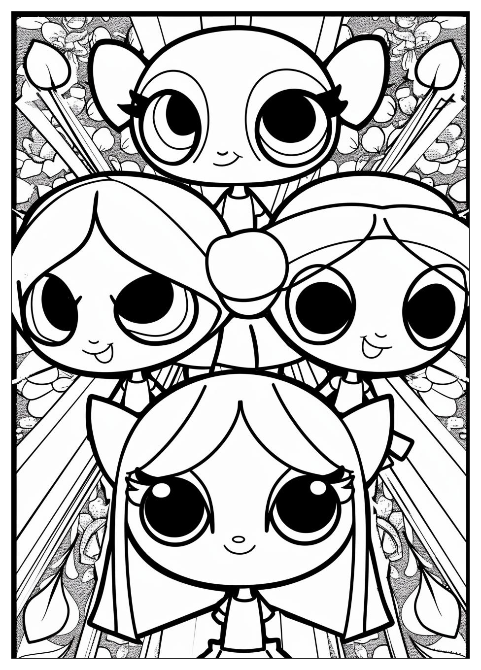 Powerpuff Girls Coloring Pages-13