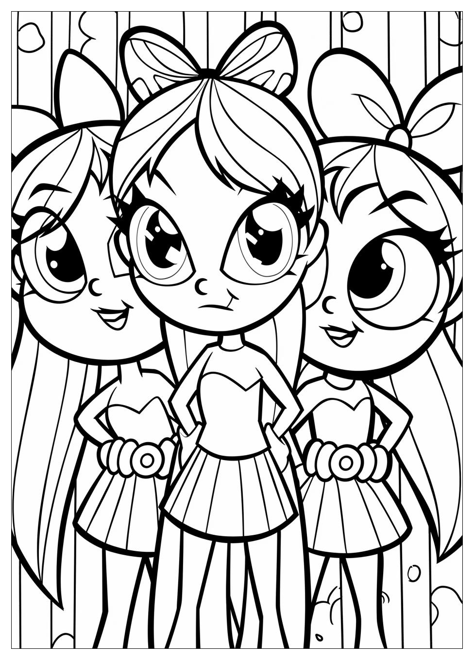 Powerpuff Girls Coloring Pages-14