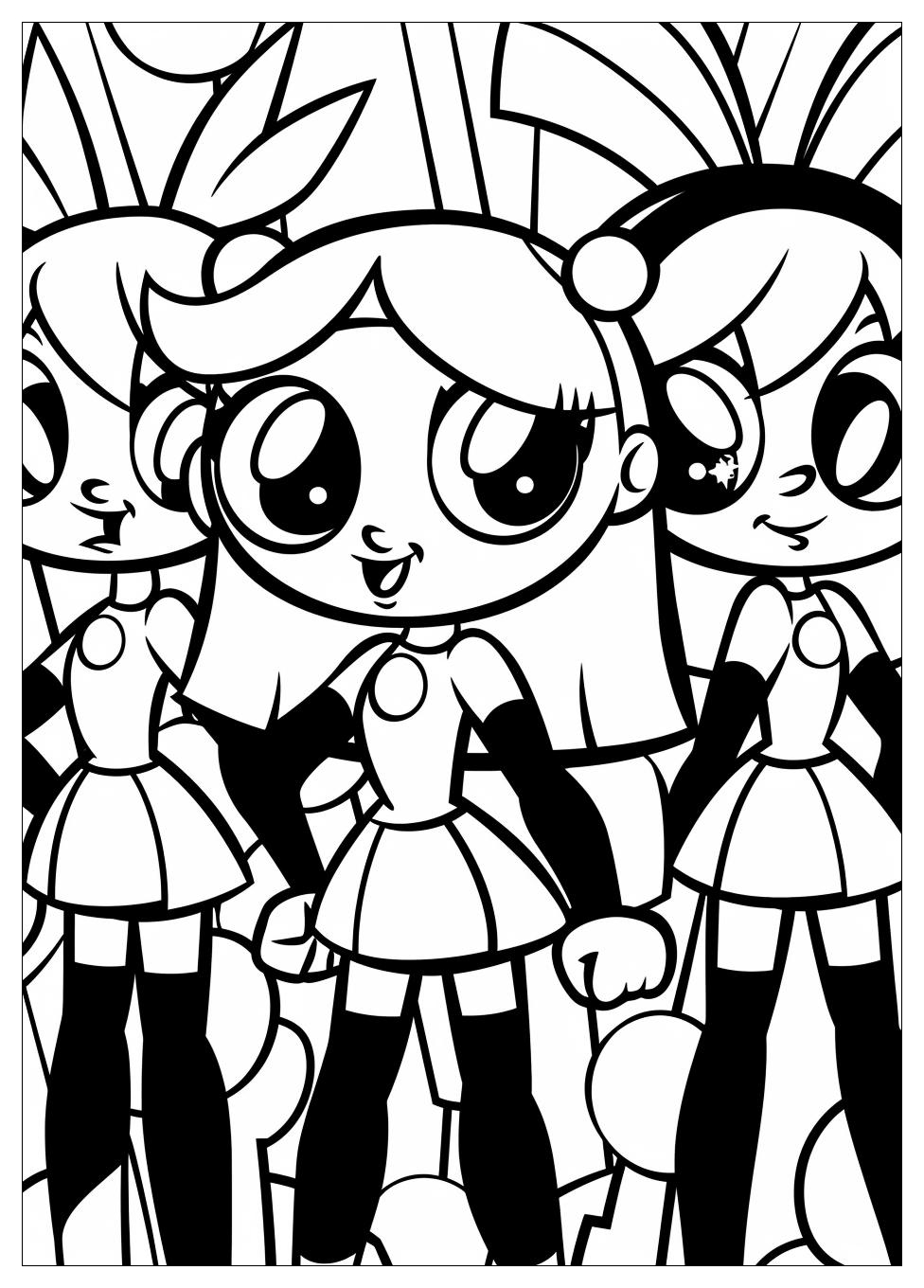 Powerpuff Girls Coloring Pages-17