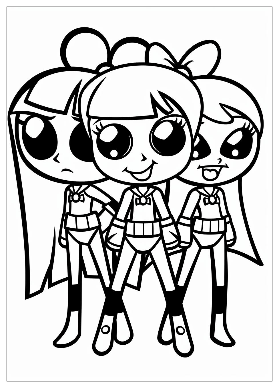 Powerpuff Girls Coloring Pages-5