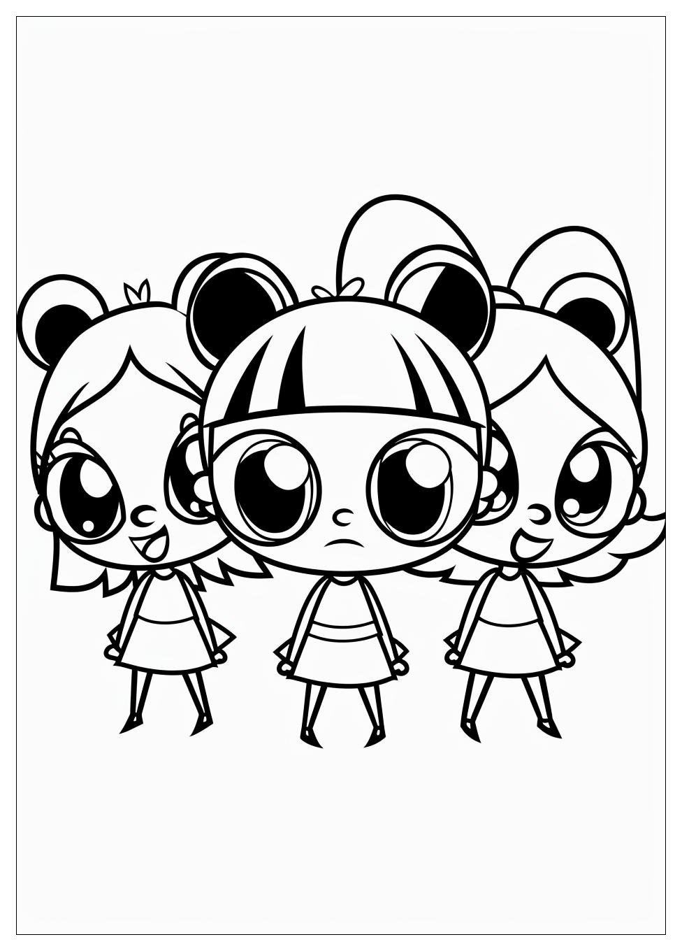 Powerpuff Girls Coloring Pages-6