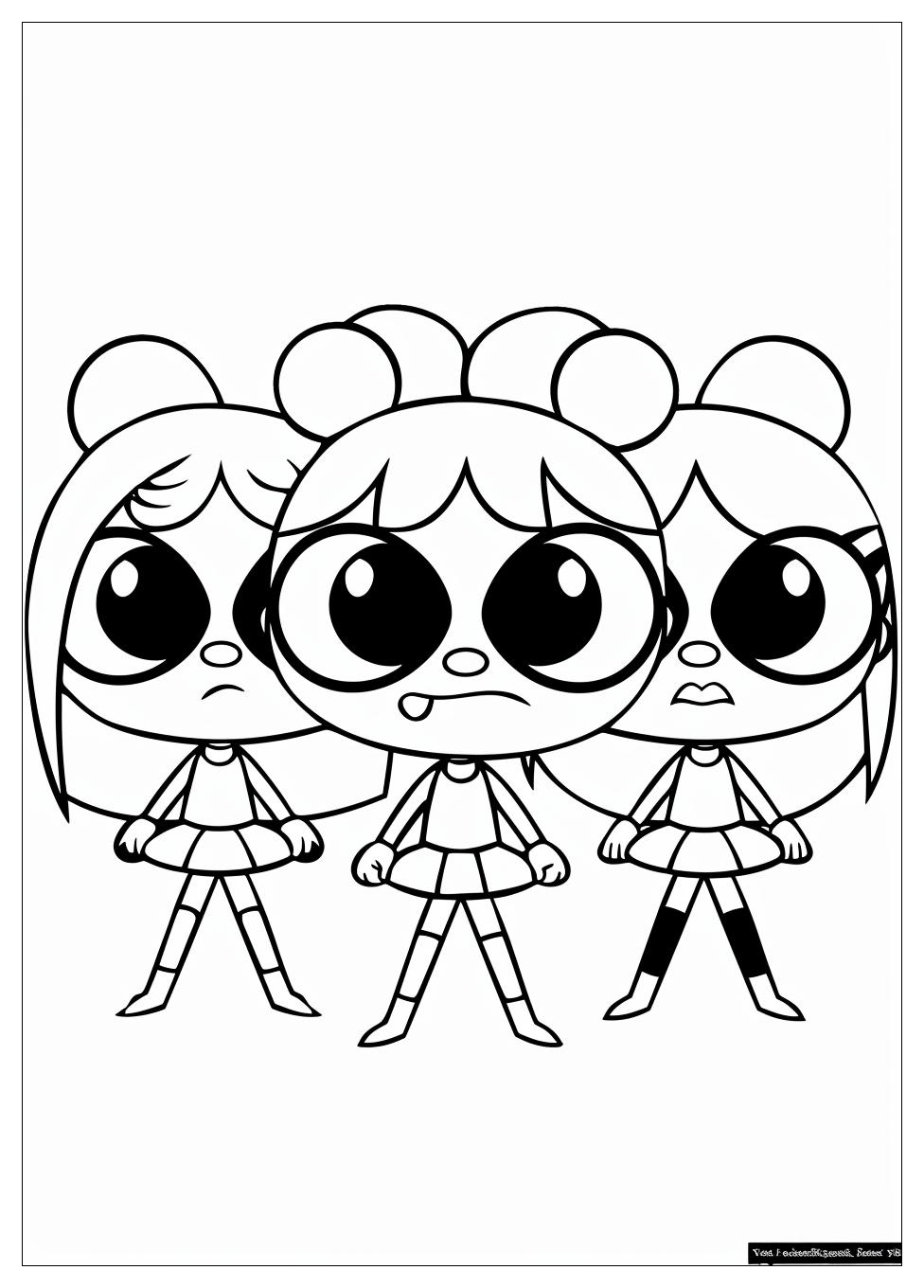 Powerpuff Girls Coloring Pages-7