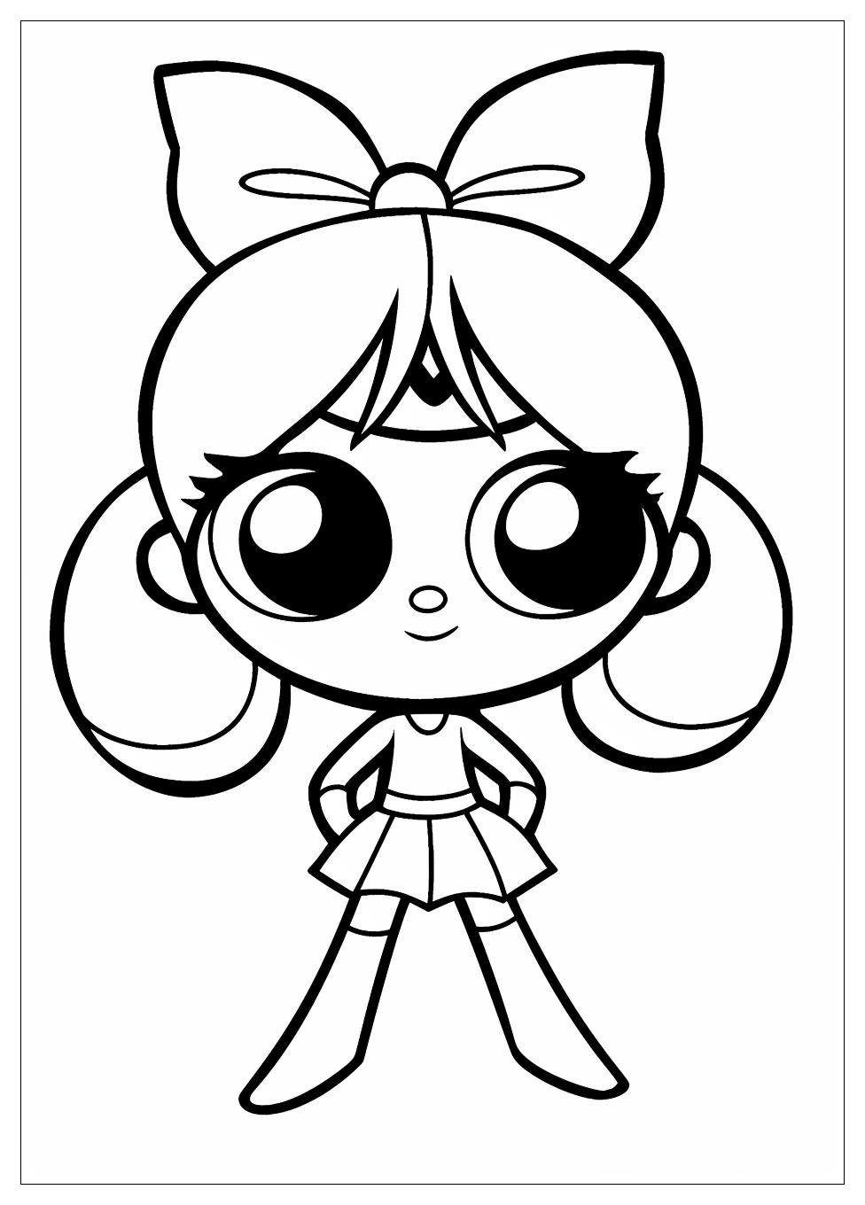 Powerpuff Girls Coloring Pages-8