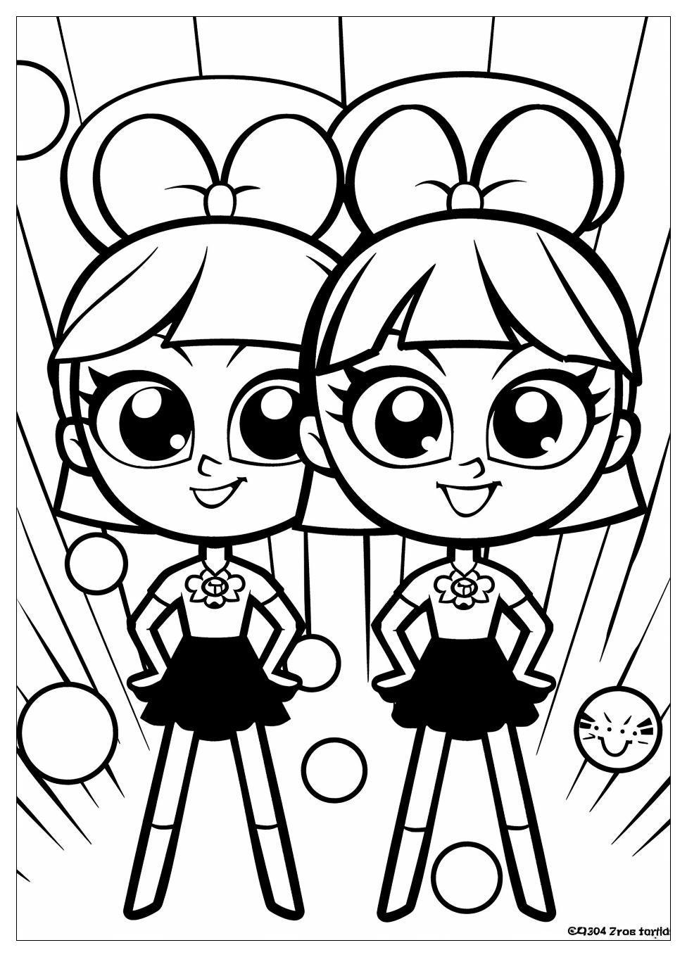 Powerpuff Girls Coloring Pages-9