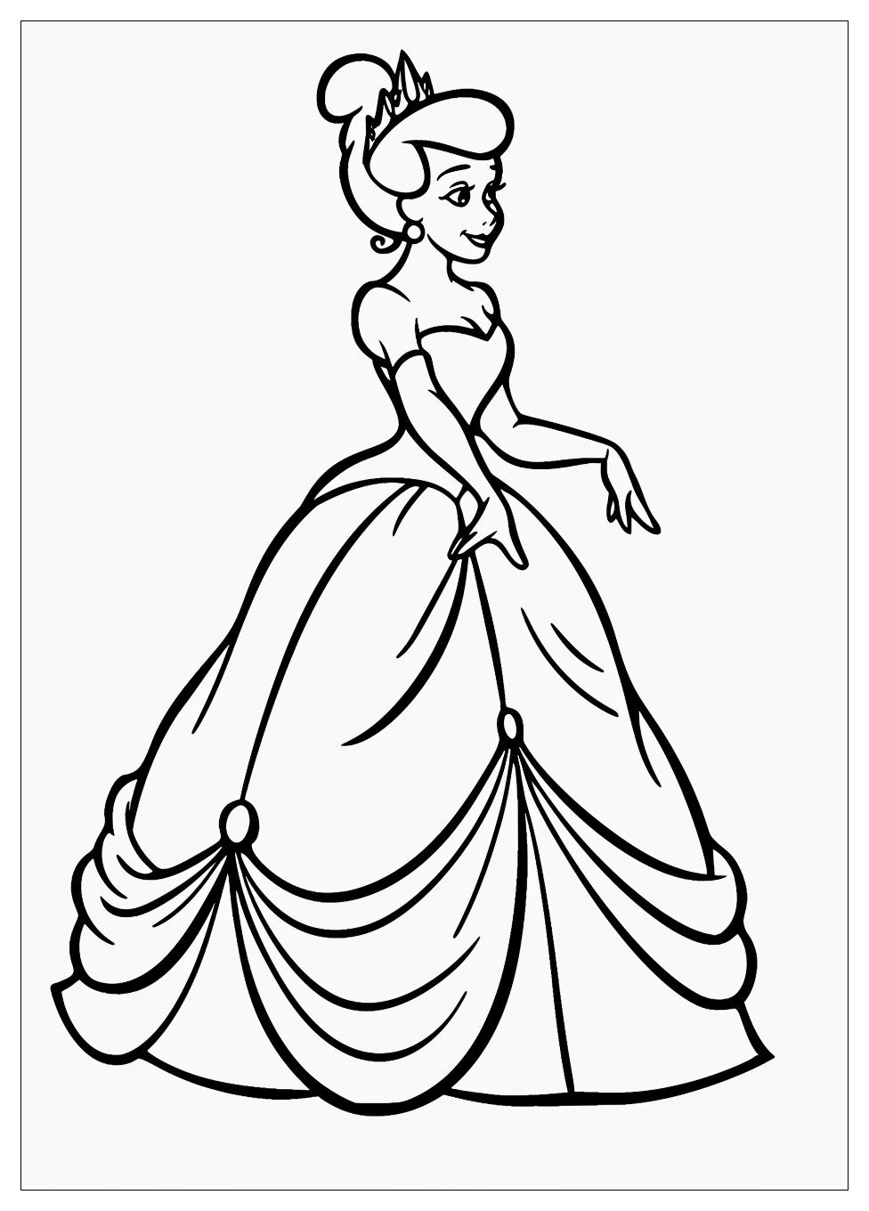 Princess And Frog Coloring Pages-11