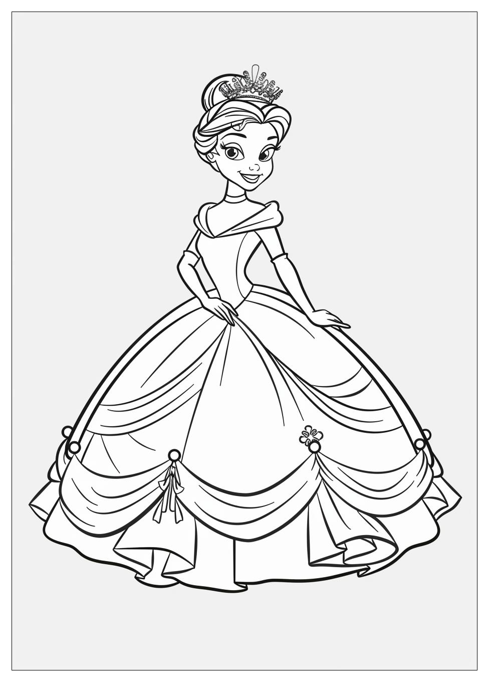 Princess And Frog Coloring Pages-17