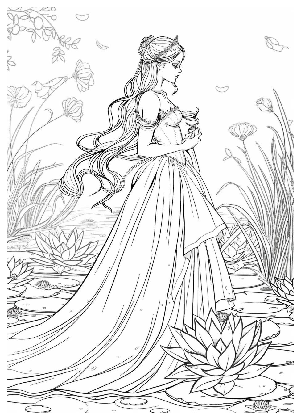 Princess And Frog Coloring Pages-18