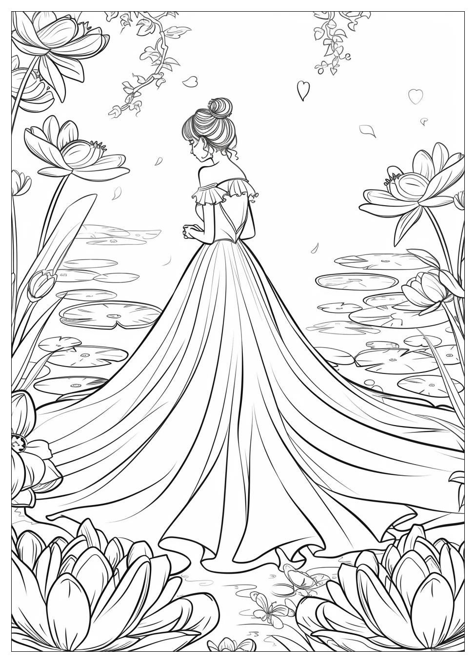 Princess And Frog Coloring Pages-19