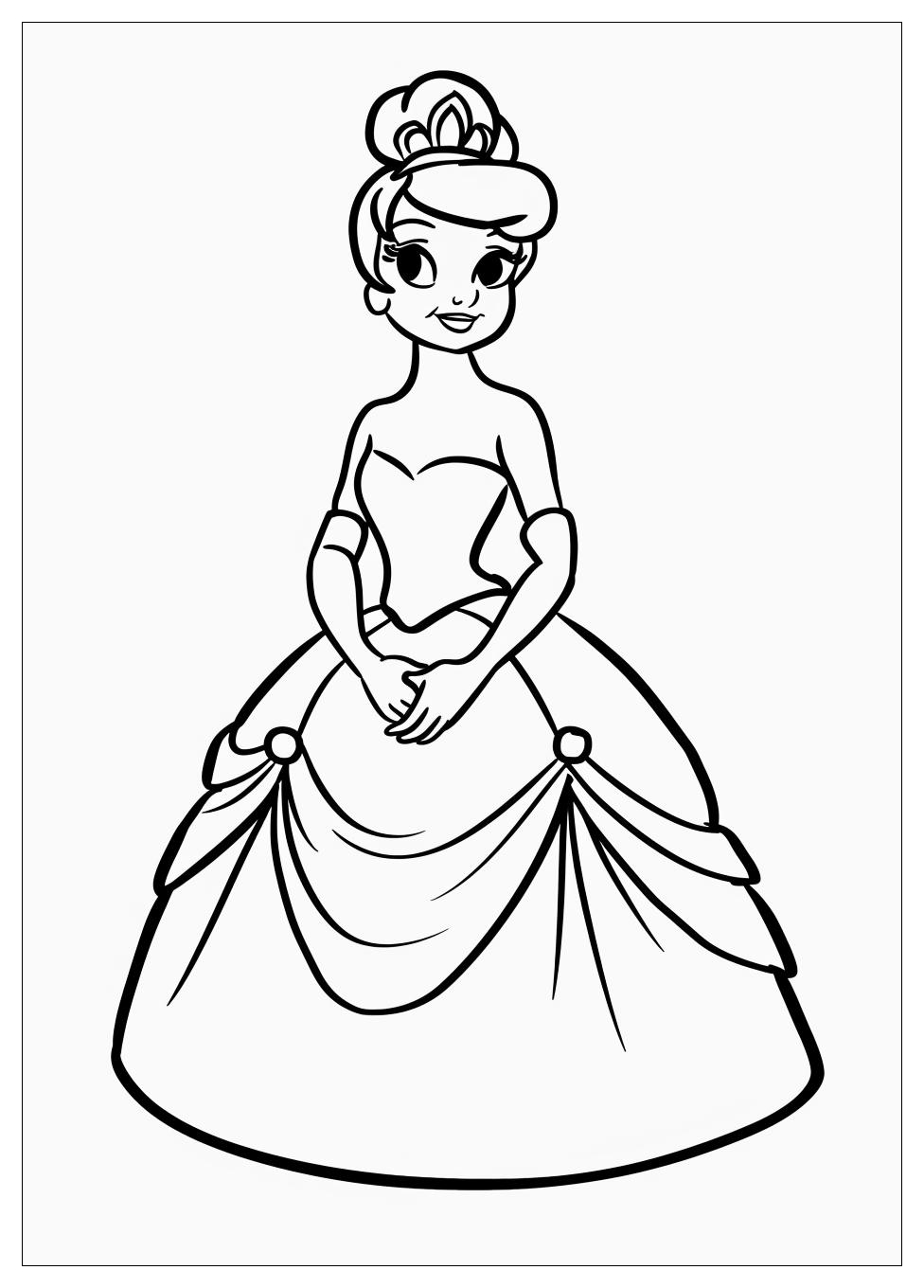 Princess And Frog Coloring Pages-3