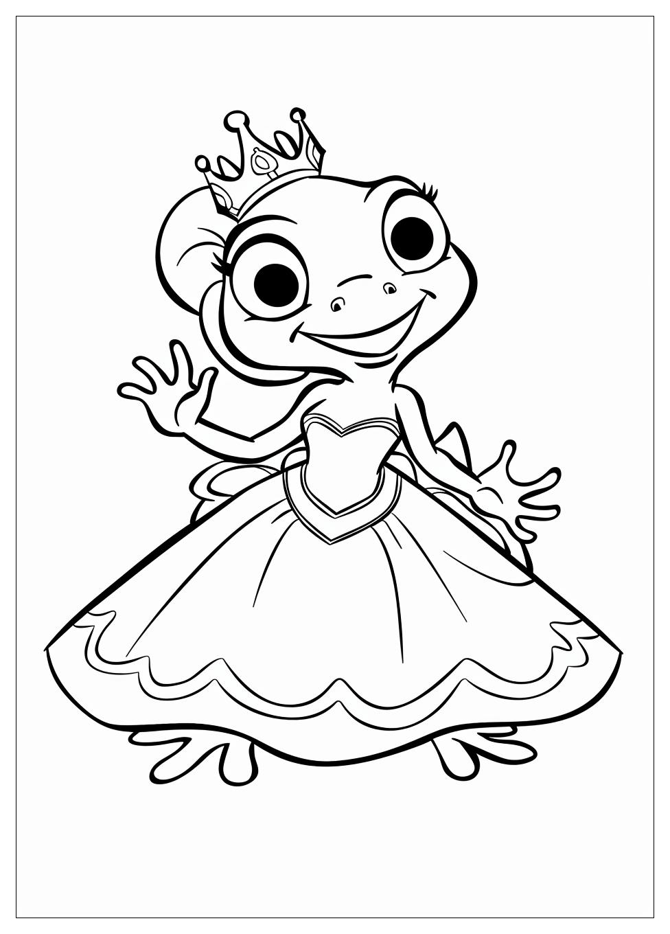 Princess And Frog Coloring Pages-9