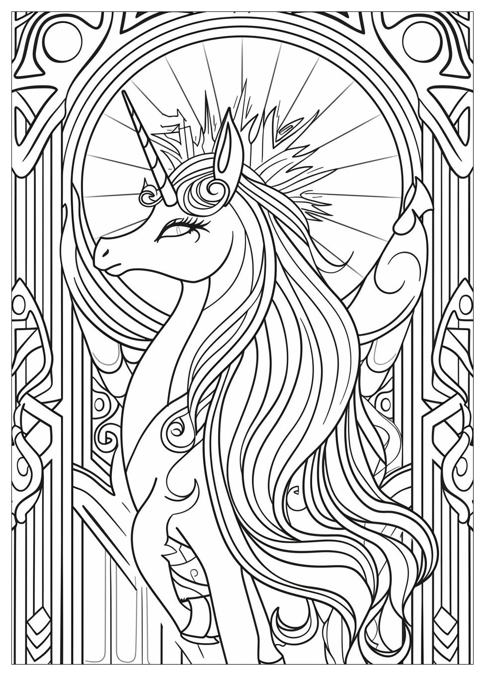 Princess Celestia Coloring Pages-5