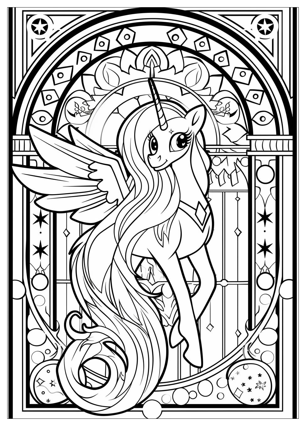 Princess Celestia Coloring Pages-6