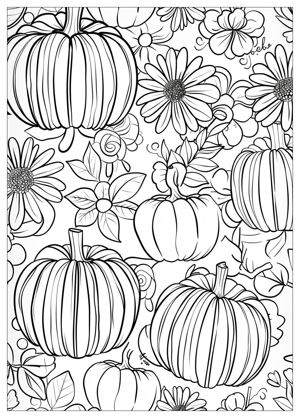 Pumpkin Coloring Pages-11