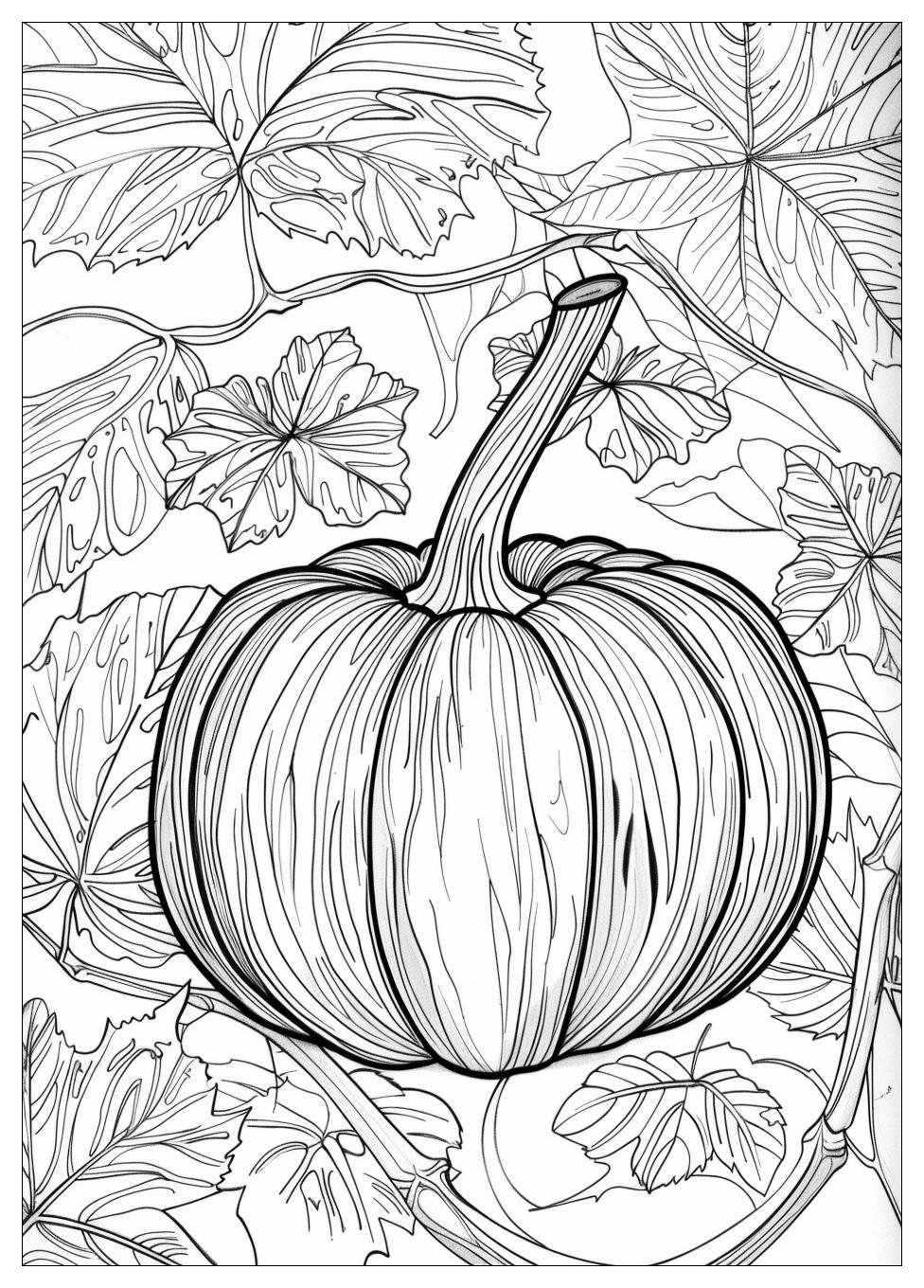 Pumpkin Coloring Pages-13