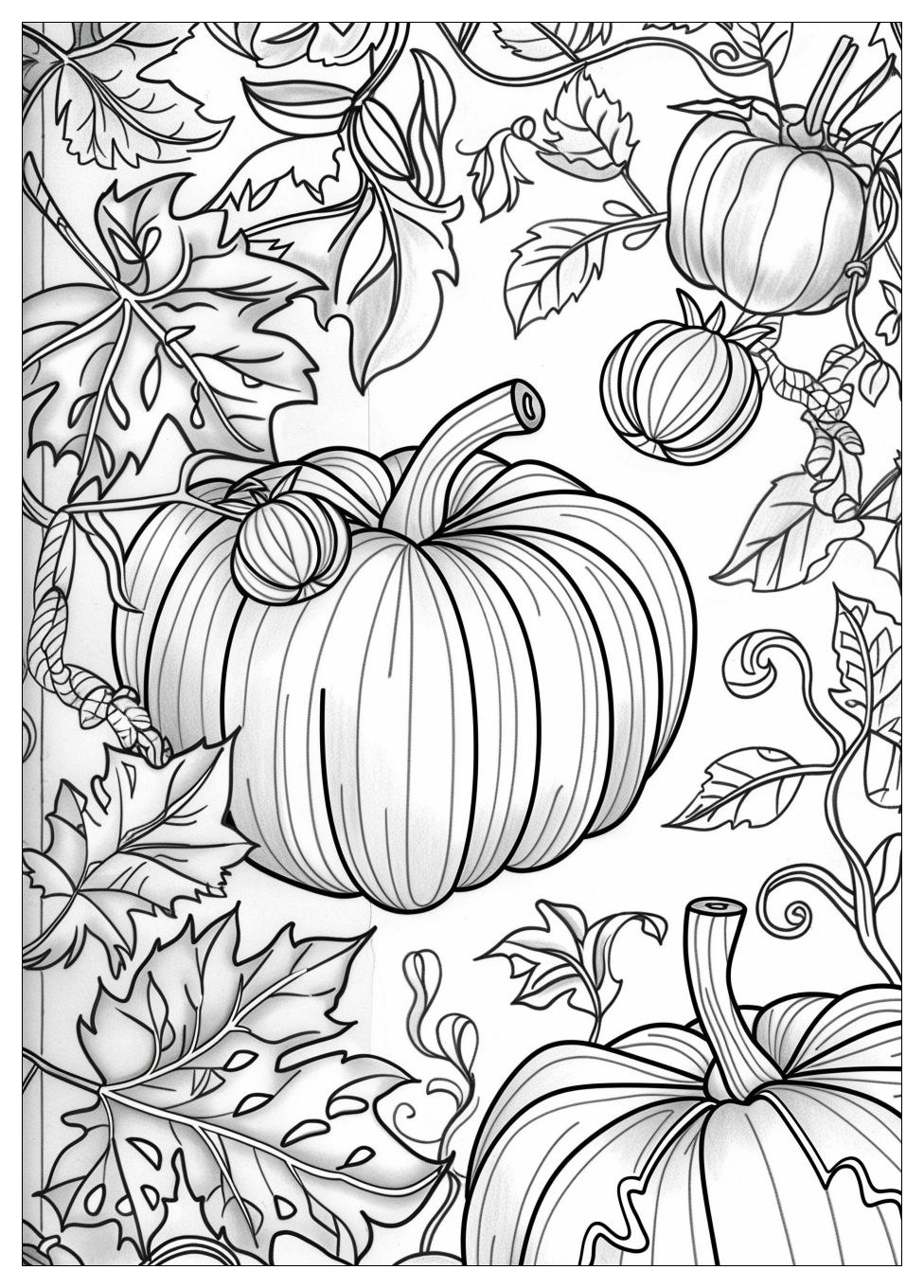 Pumpkin Coloring Pages-15