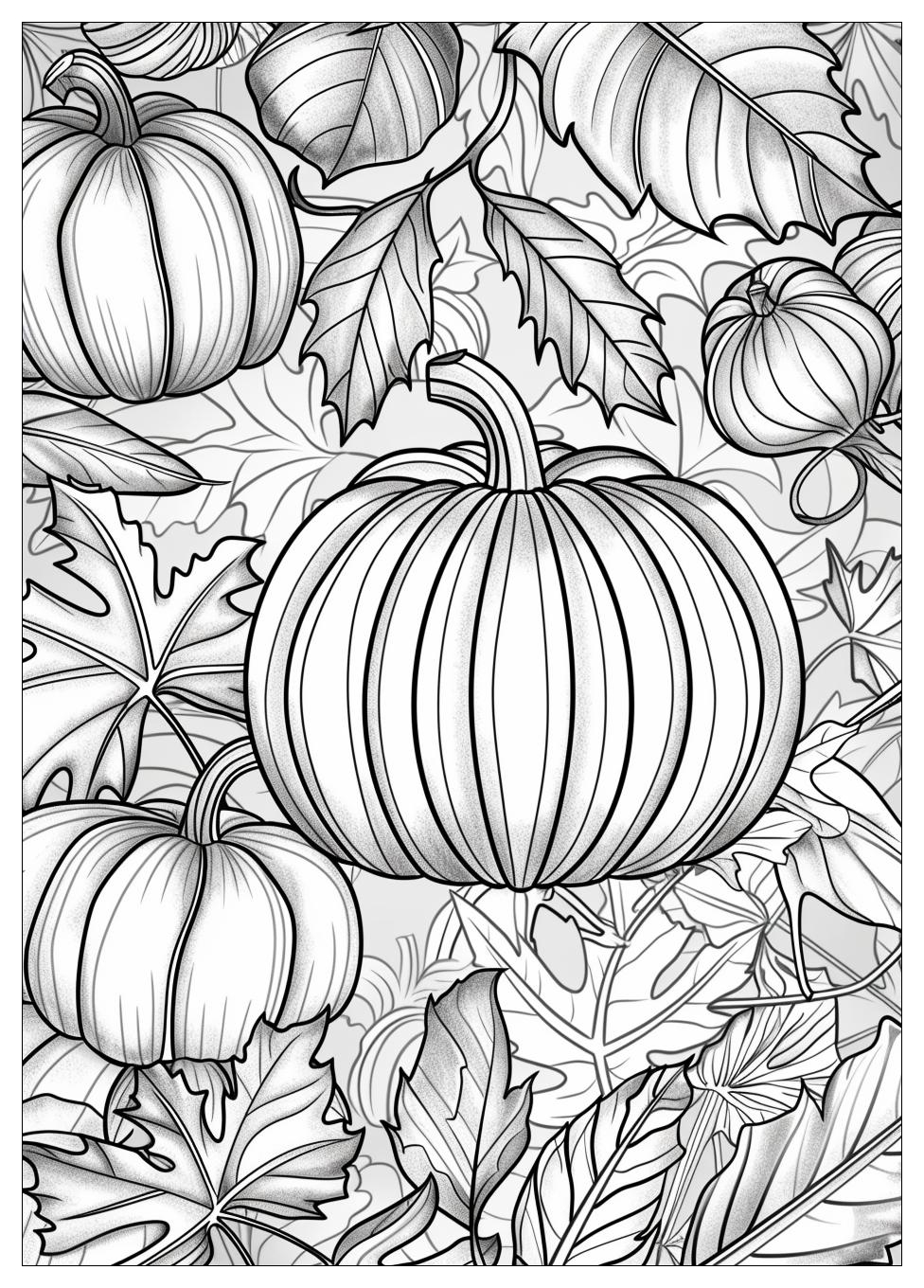 Pumpkin Coloring Pages-17