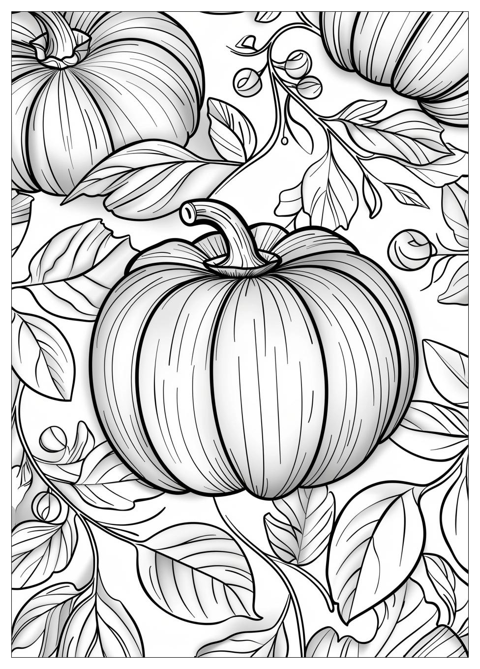 Pumpkin Coloring Pages-18