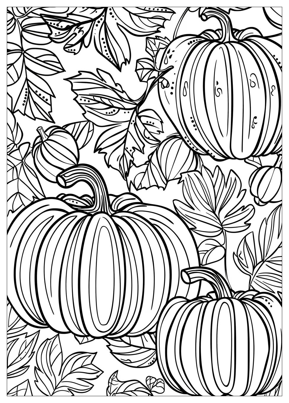 Pumpkin Coloring Pages-20