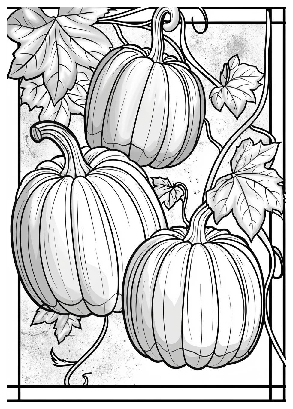 Pumpkin Coloring Pages-4