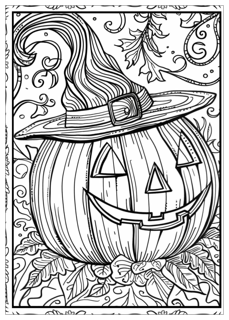 Pumpkin Coloring Pages-5