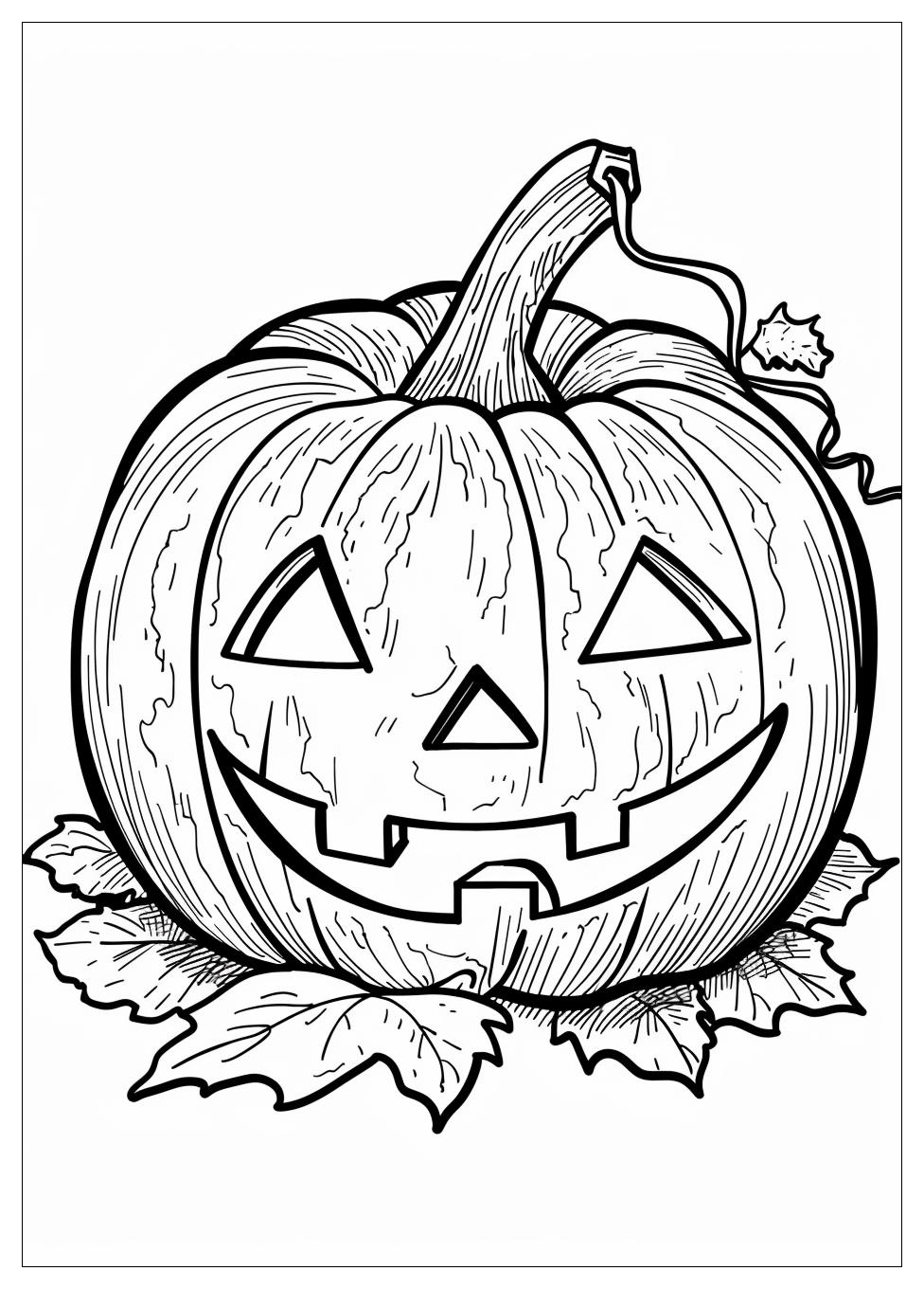 Pumpkin Coloring Pages-7