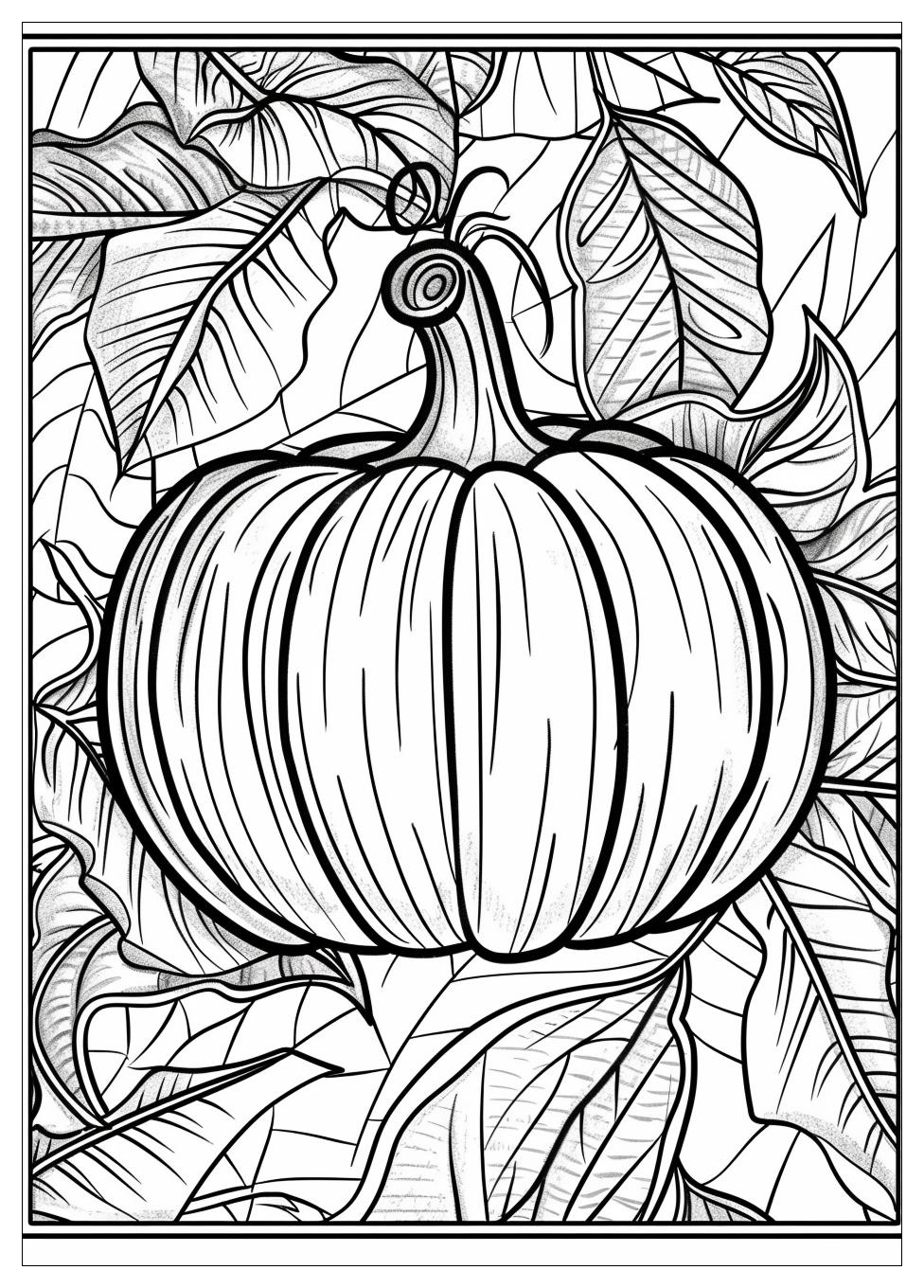 Pumpkin Coloring Pages-8