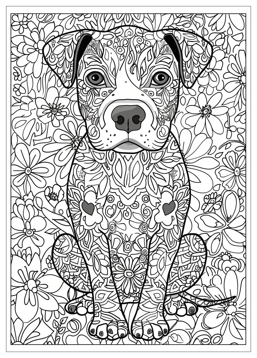 Puppy Coloring Pages-16