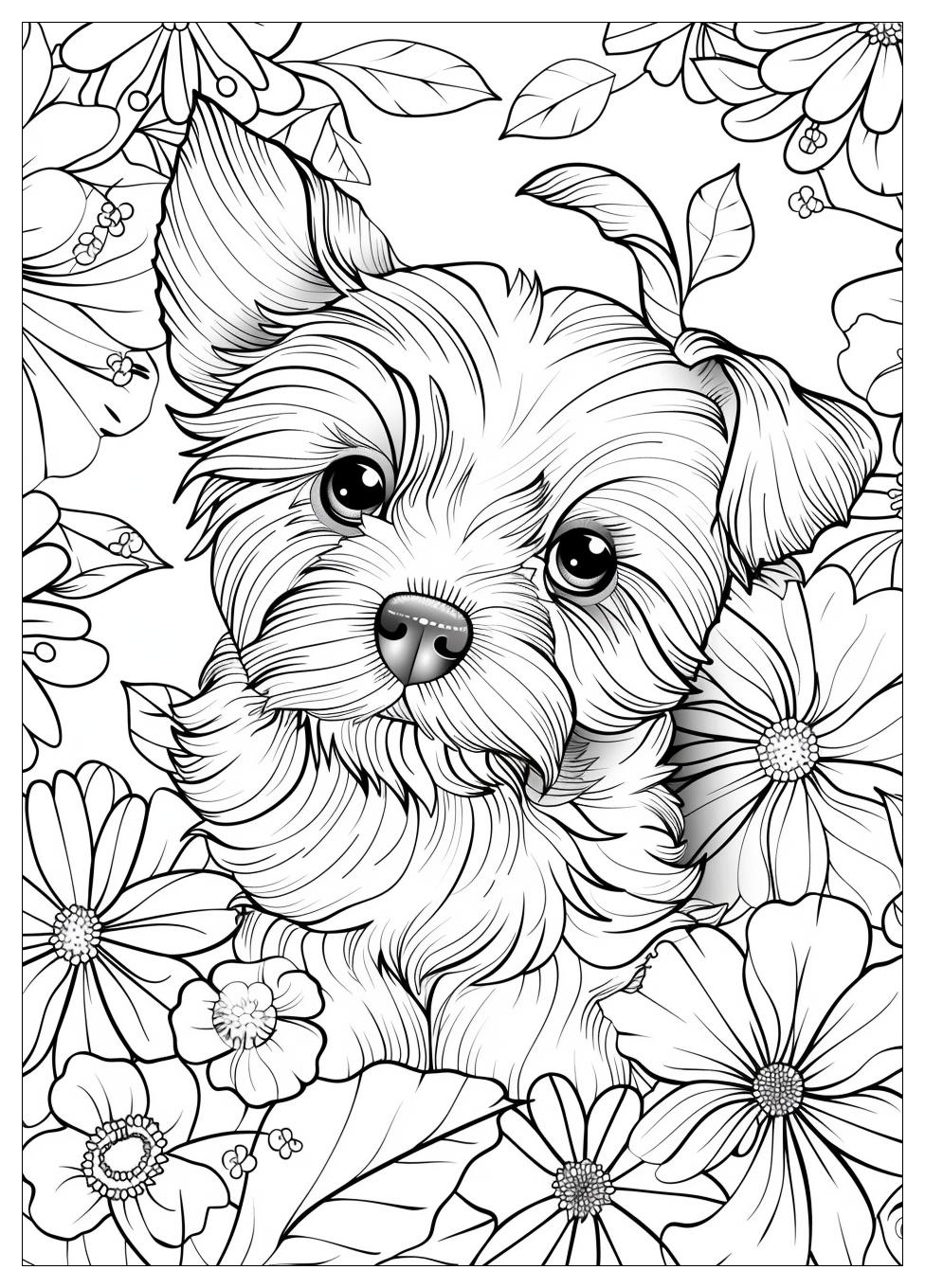 Puppy Coloring Pages-19