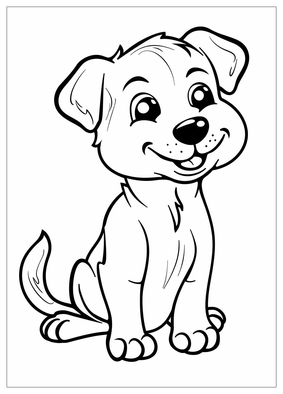 Puppy Coloring Pages-8