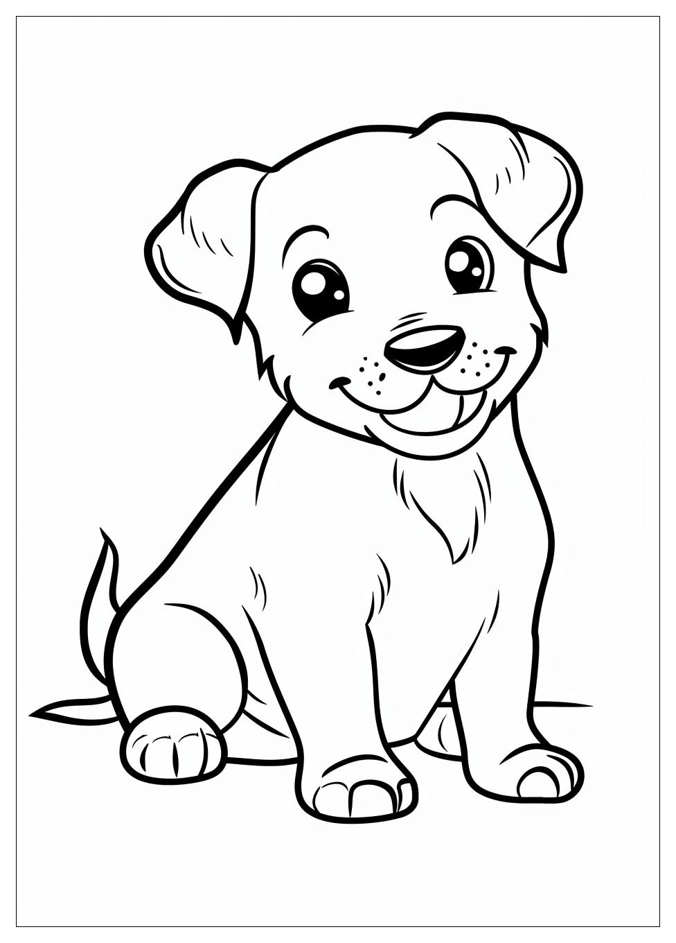 Puppy Coloring Pages-9