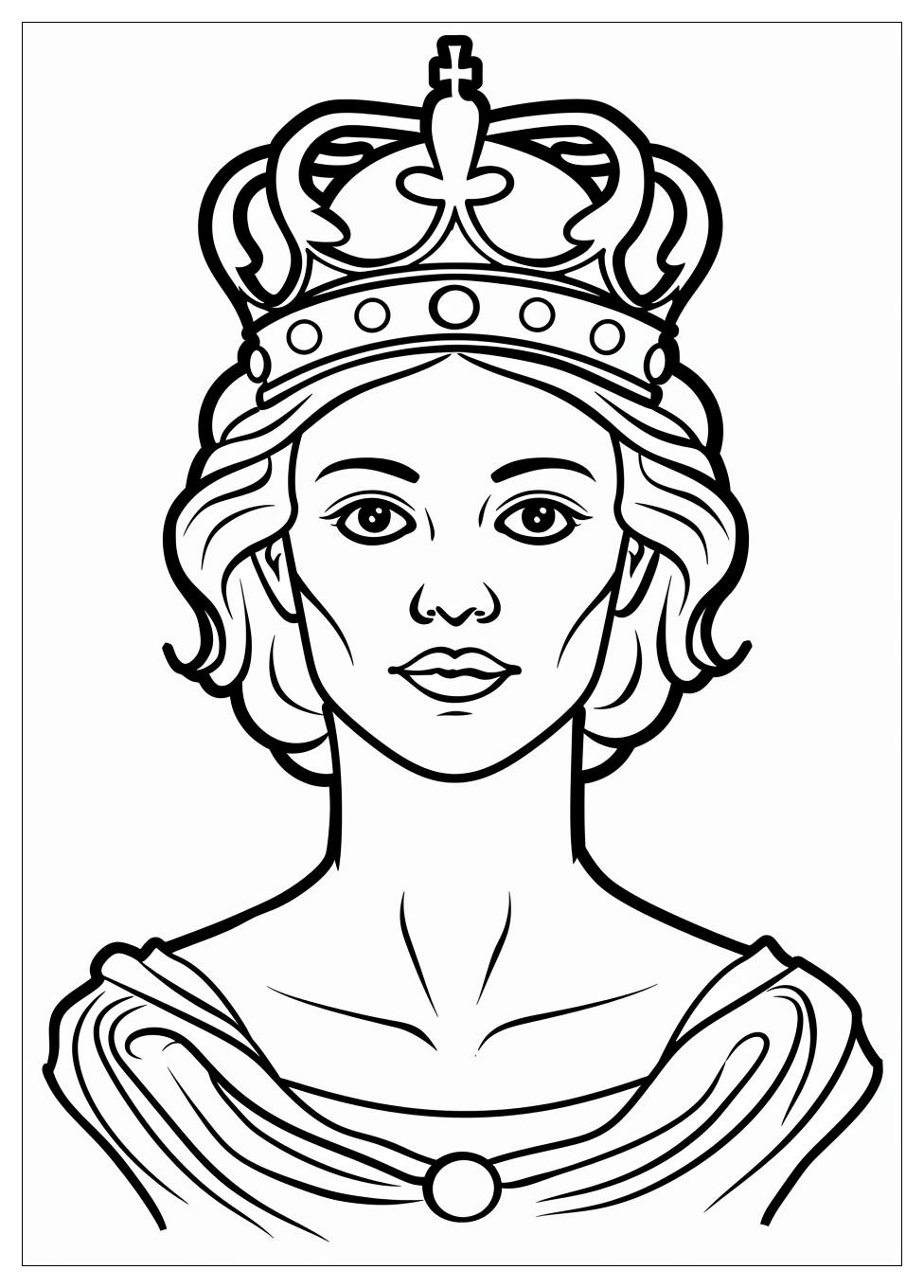 Queen Coloring Pages-10