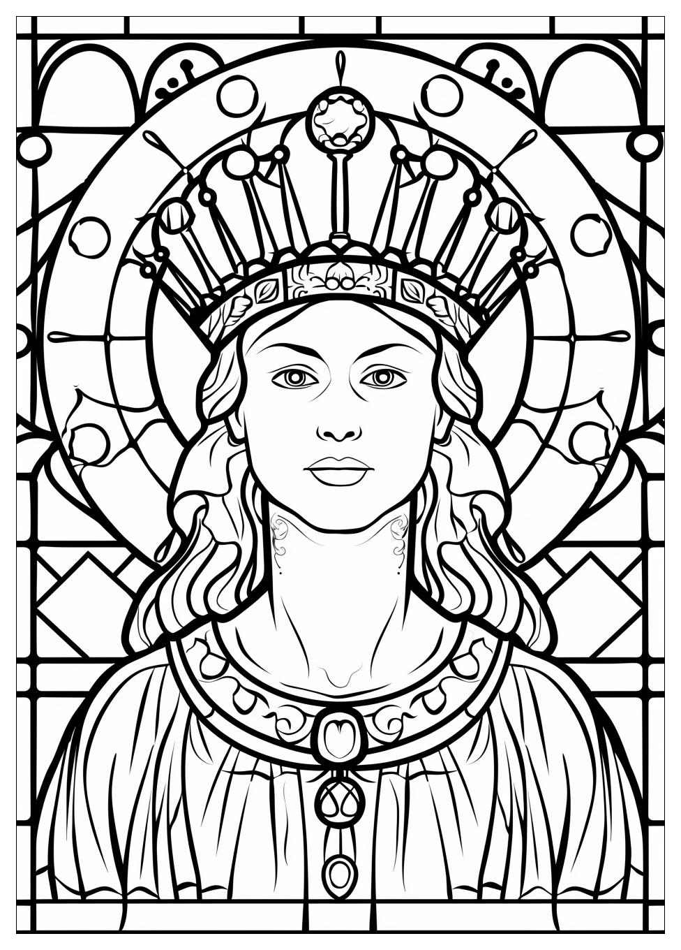 Queen Coloring Pages-3