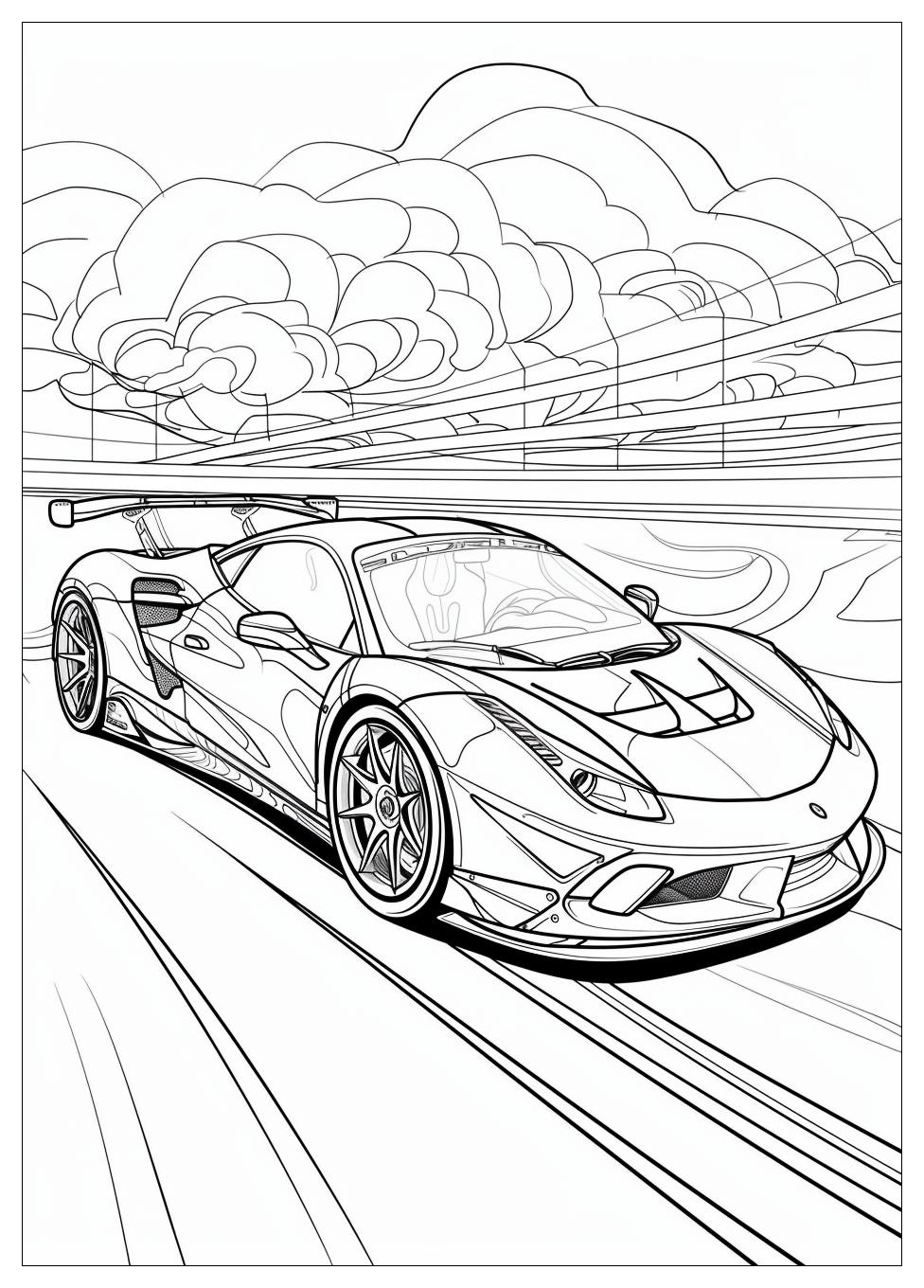 Race Car Coloring Pages-1