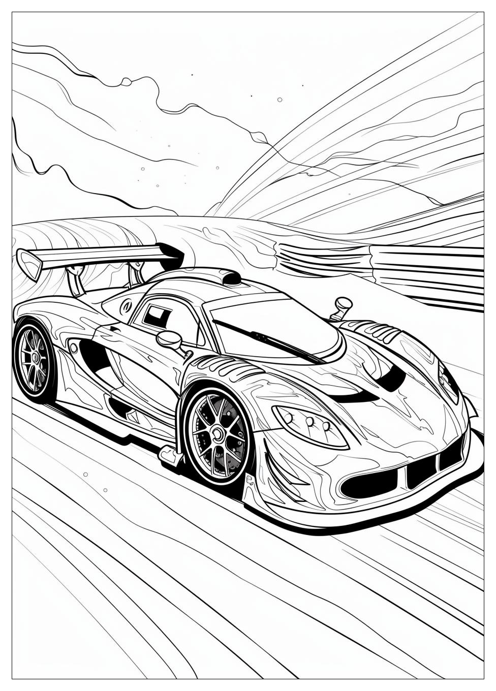 Race Car Coloring Pages-4