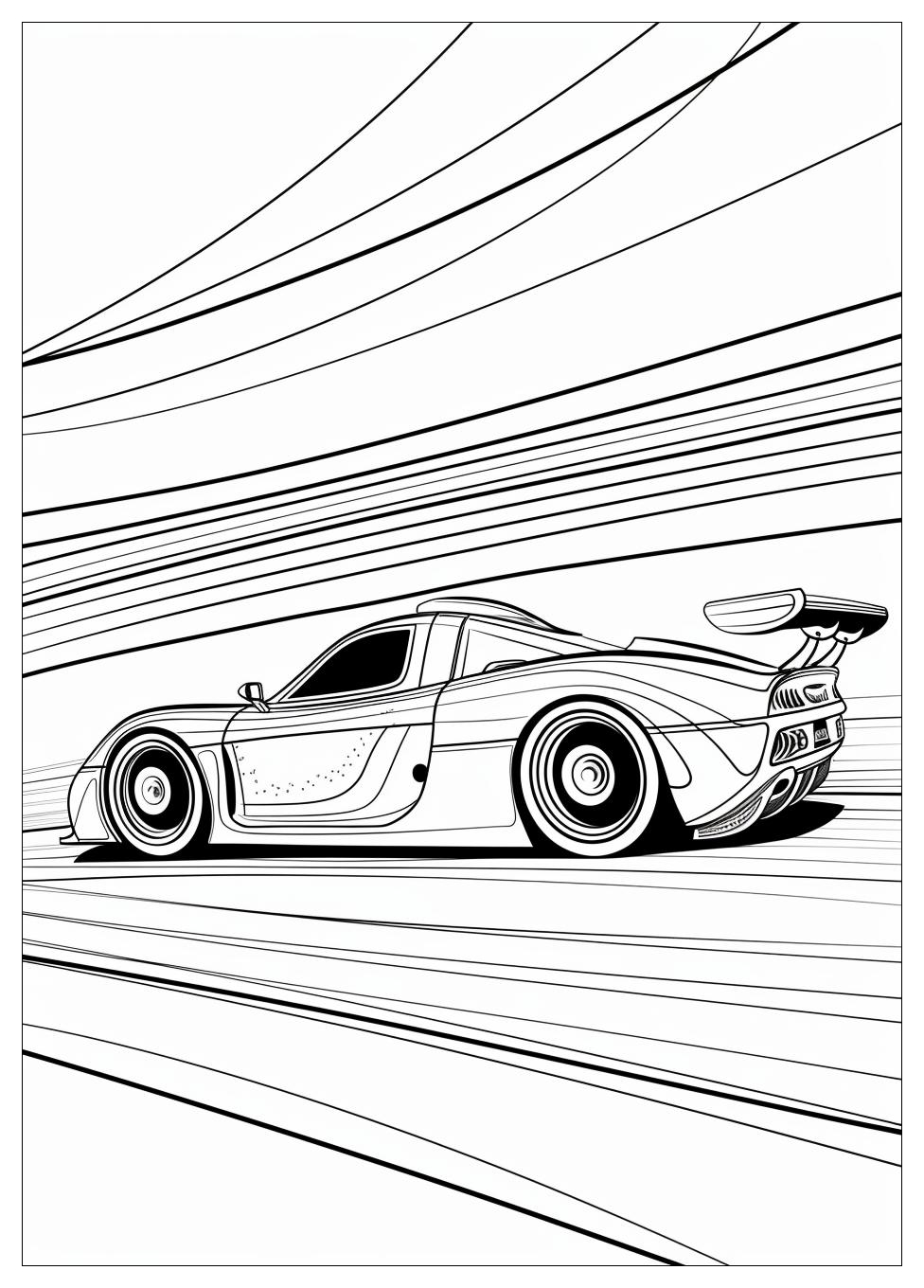 Race Car Coloring Pages-6