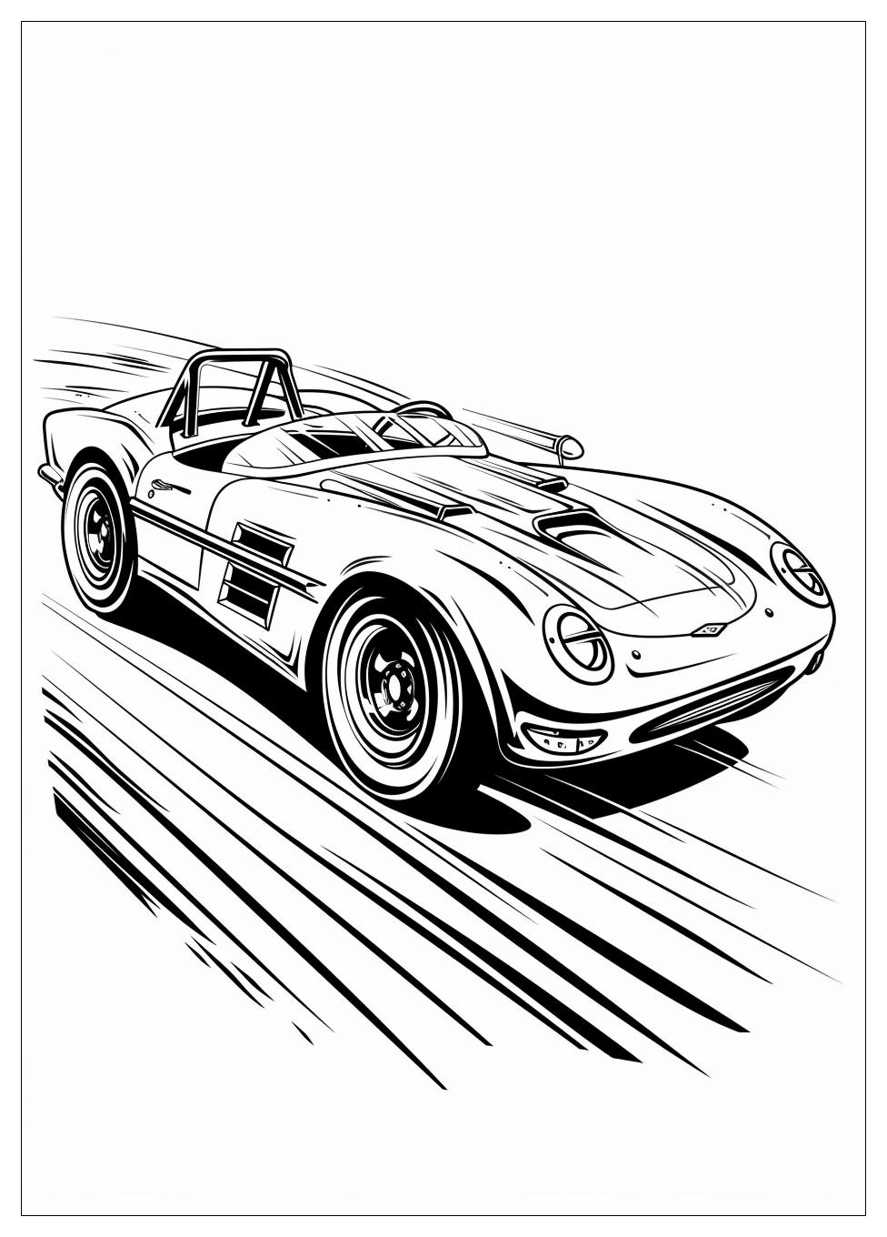 Race Car Coloring Pages-8