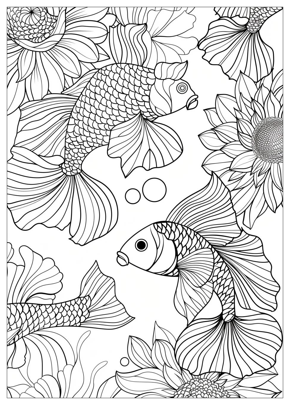 Rainbow Fish Coloring Pages-15