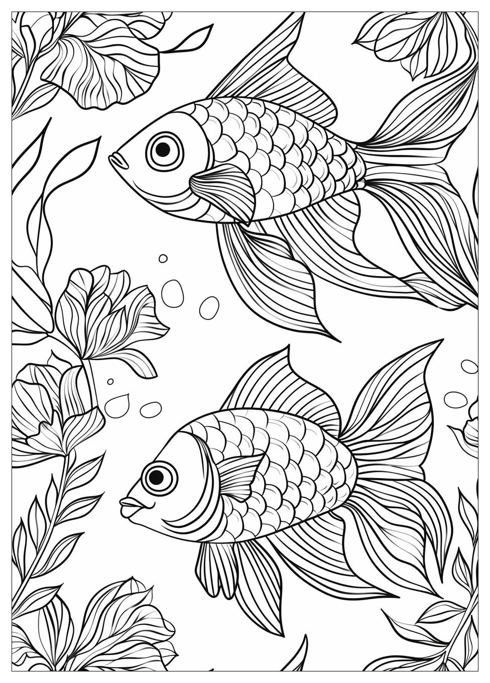 Rainbow Fish Coloring Pages-20