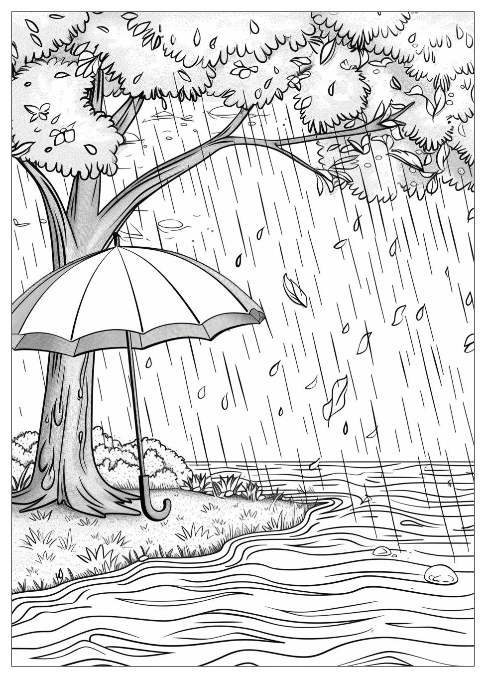 Rainy Day Coloring Pages-14