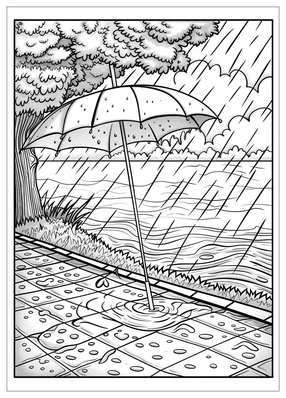 Rainy Day Coloring Pages-2