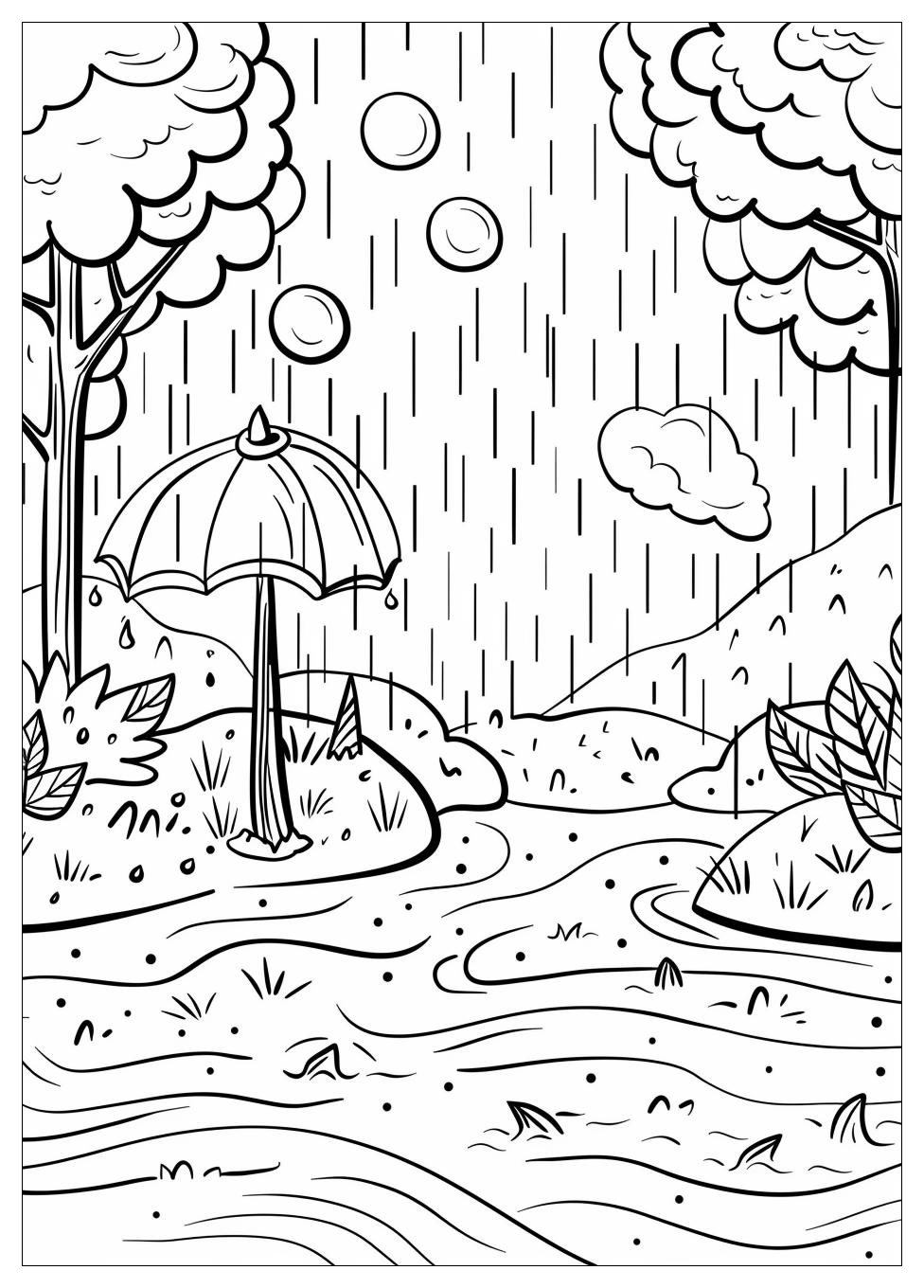 Rainy Day Coloring Pages-5