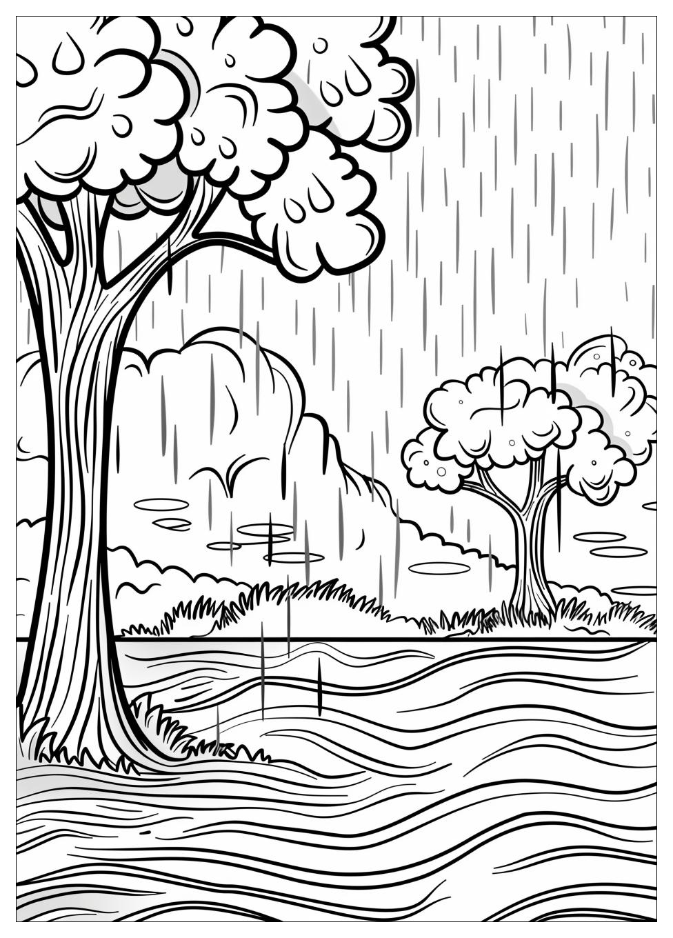 Rainy Day Coloring Pages-8