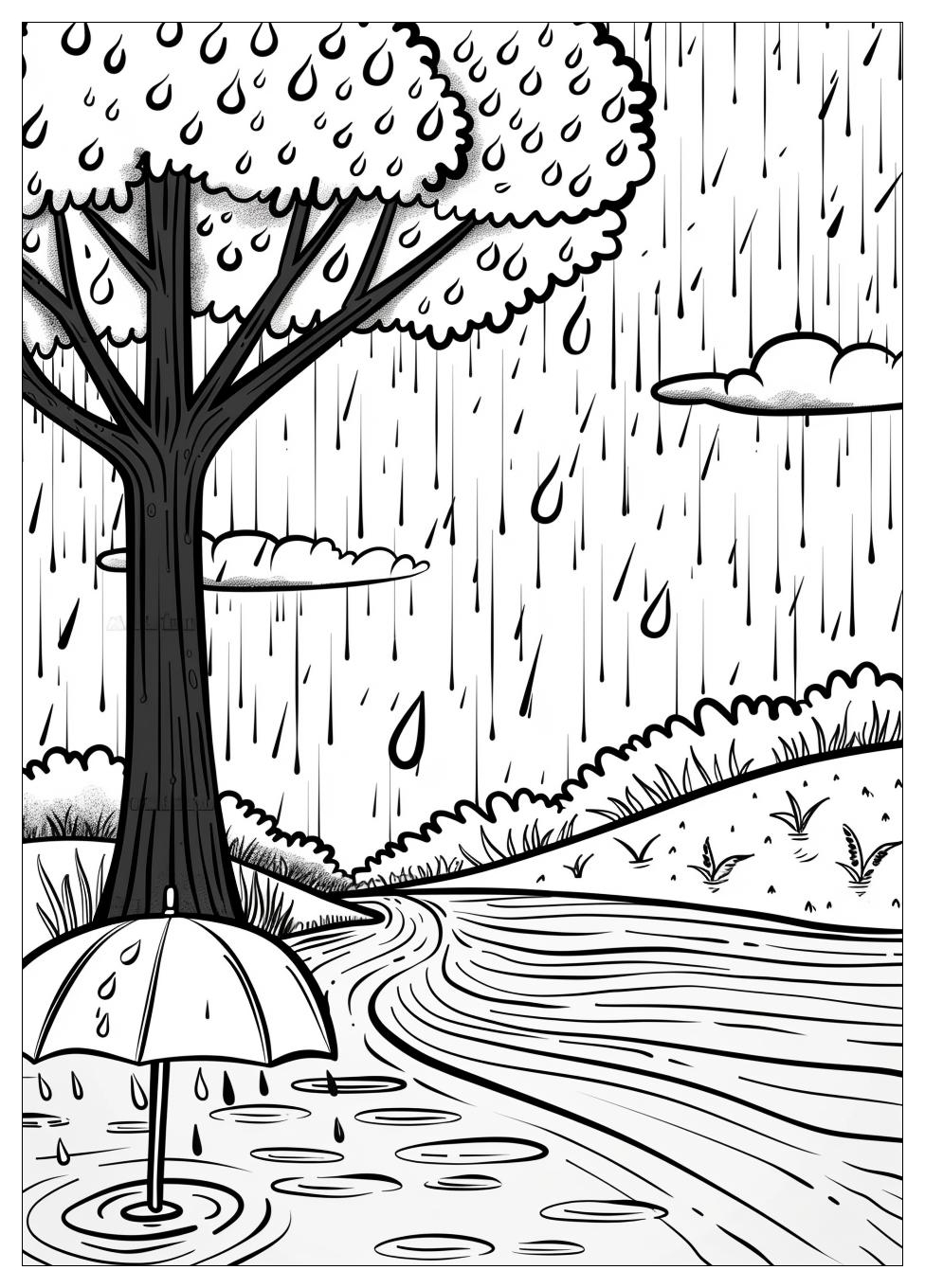 Rainy Day Coloring Pages-9