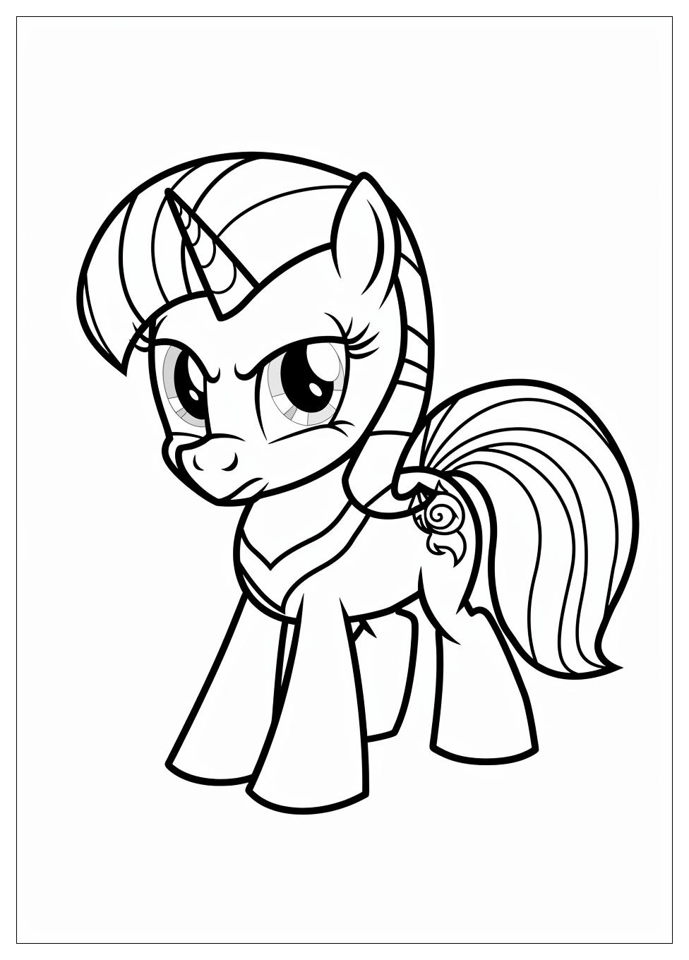 Rarity Coloring Pages-1