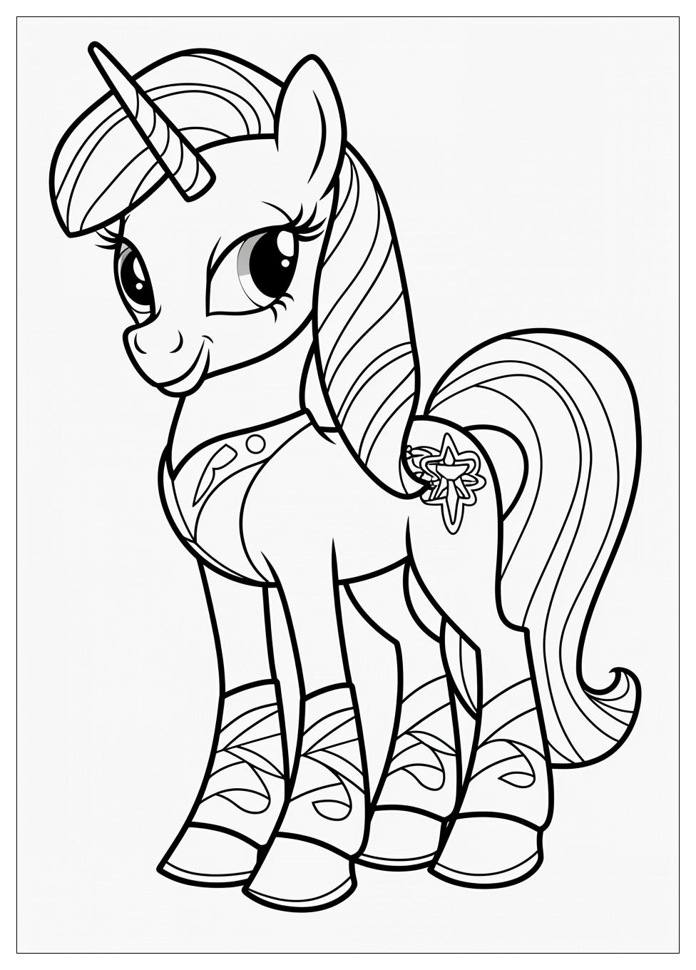 Rarity Coloring Pages-10