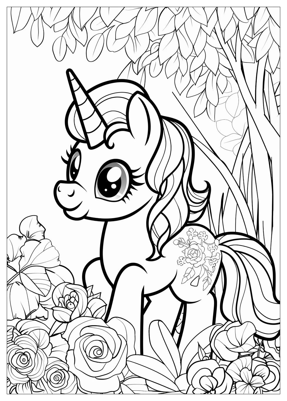 Rarity Coloring Pages-11